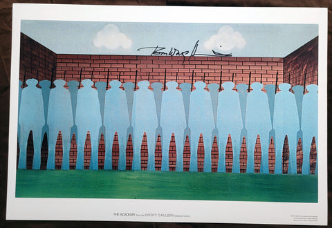 The Academy 13" x 19" Print Autographed by Night Gallery artist Tom Wright