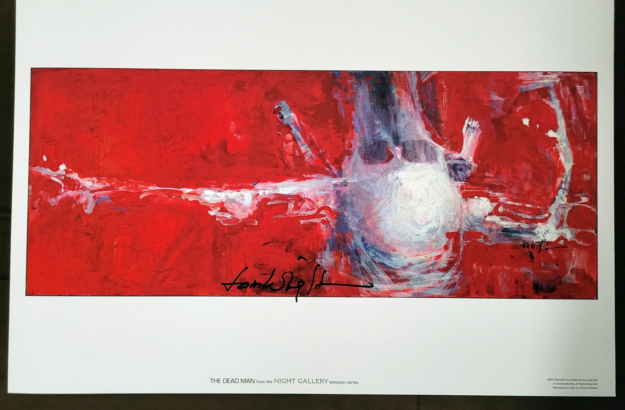 The Dead Man 13" x 19" Print Autographed by Night Gallery artist Tom Wright