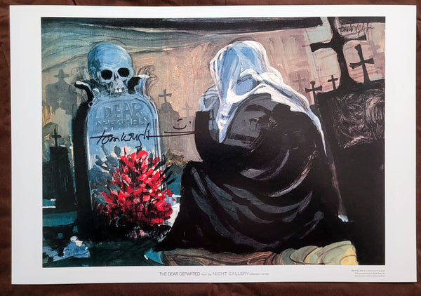 The Dear Departed 13" x 19" Print Autographed by Night Gallery artist Tom Wright