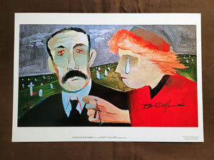 A Death in the Family 13" x 19" Print Autographed by Night Gallery artist Tom Wright