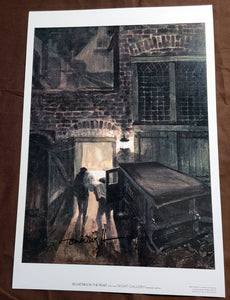 Deliveries in the Rear 13" x 19" Print Autographed by Night Gallery artist Tom Wright