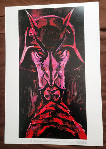 The Devil is Not Mocked 13" x 19" Print Autographed by Night Gallery artist Tom Wright