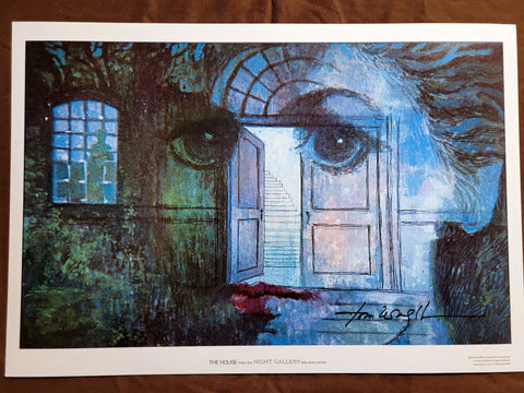 The House 13" x 19" Print Autographed by Night Gallery artist Tom Wright