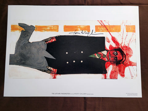 The Late Mr. Peddington 13" x 19" Print Autographed by Night Gallery artist Tom Wright