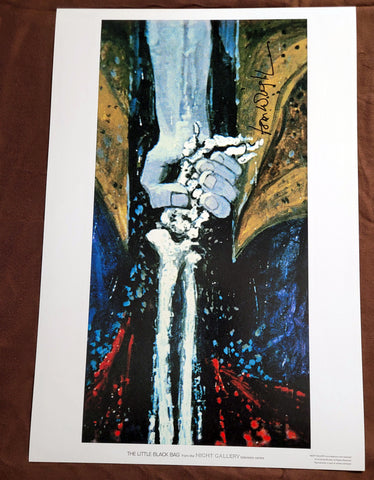 The Little Black Bag 13" x 19" Print Autographed by Night Gallery artist Tom Wright