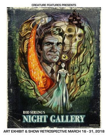 Creature Features Gallery 2018 Exhibit Print by Anthony Carpenter