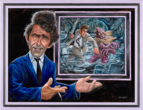 “Mannix In a Cemetery” Print by Mark Tavares